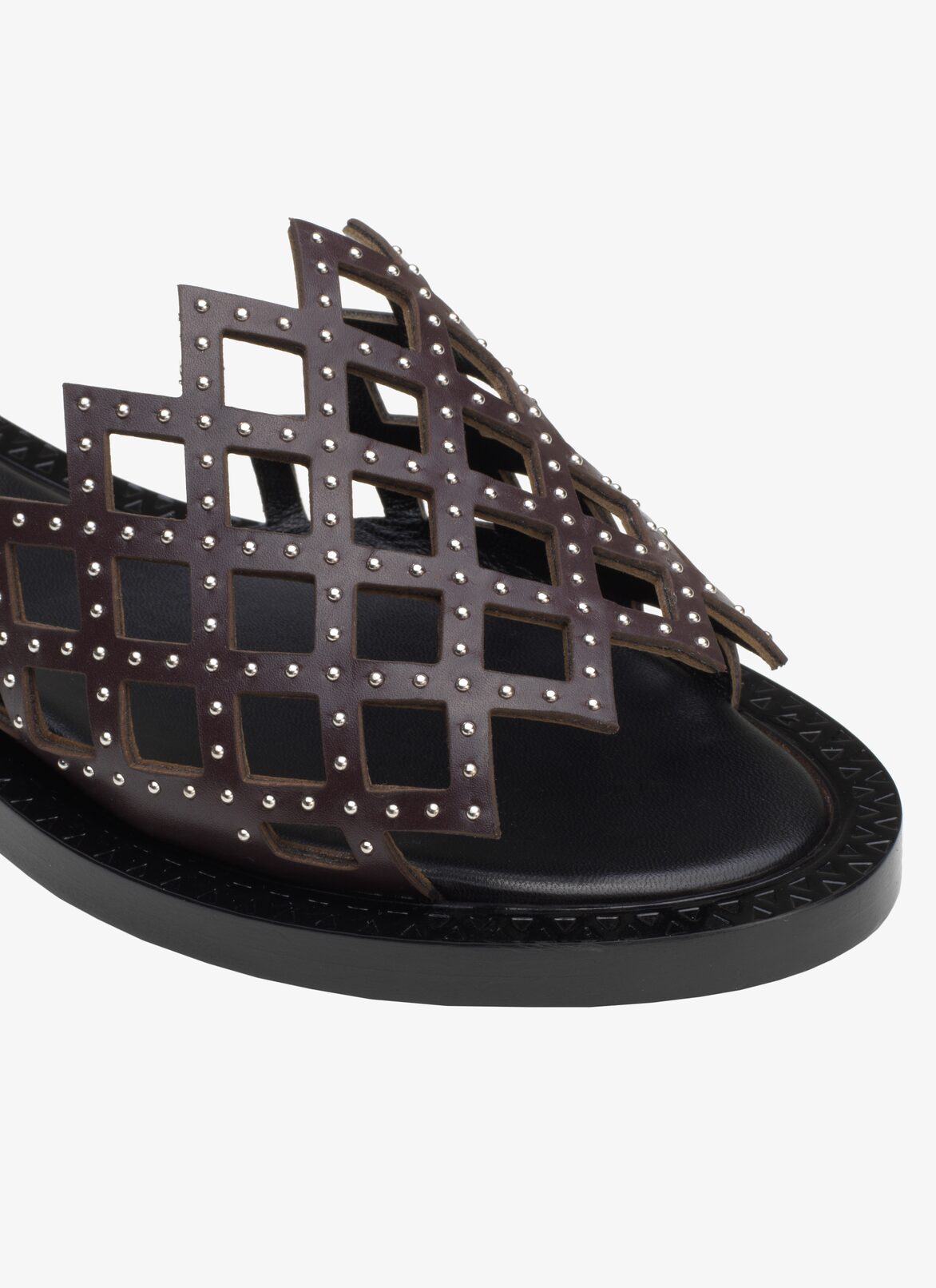 Flat Sandal ALAÏA BLACKCURRANT FLAT SANDAL